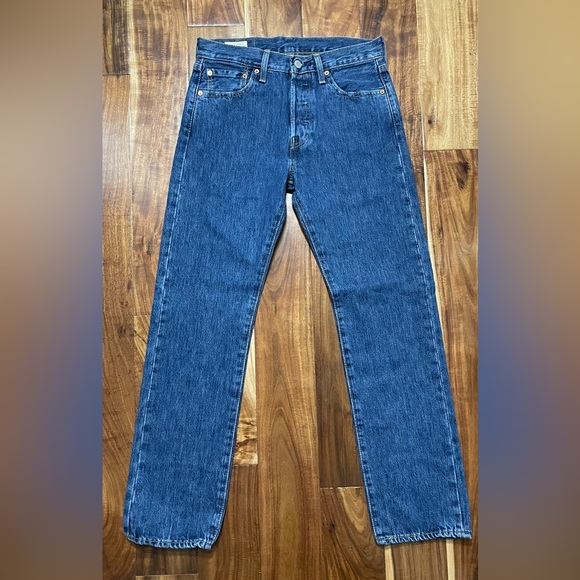 Levi's Men's 501 0114 PREMIUM BIG E ORIGINAL 29x30 Stonewash Non-Stretch - Picture 1 of 11